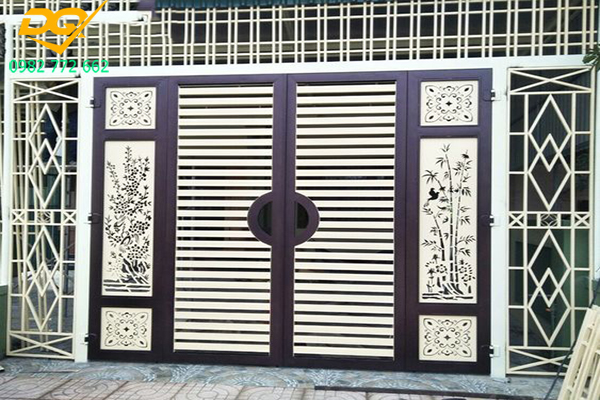 Mẫu cửa cổng hàng rào sắt đẹp tại Buôn Ma Thuột - Quảng cáo Kỳ Lâm ...